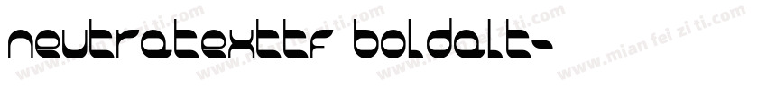 neutratexttf boldalt字体转换